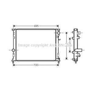 воден радиатор AVA QUALITY COOLING CR2097 