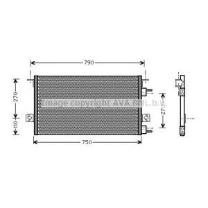 радиатор за климатик AVA QUALITY COOLING CR5037