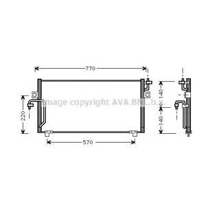 радиатор за климатик AVA QUALITY COOLING DN5193