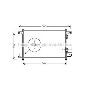 радиатор за климатик AVA QUALITY COOLING DW5061 