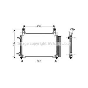 радиатор за климатик AVA QUALITY COOLING DW5081
