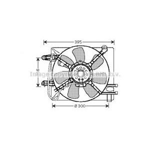 вентилатор, охлаждане на двигателя AVA QUALITY COOLING DW7505 
