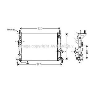 воден радиатор AVA QUALITY COOLING FDA2368 