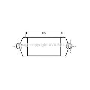 интеркулер (охладител за въздуха на турбината) AVA QUALITY COOLING FDA4406 