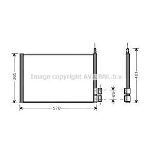 радиатор за климатик AVA QUALITY COOLING FDA5328