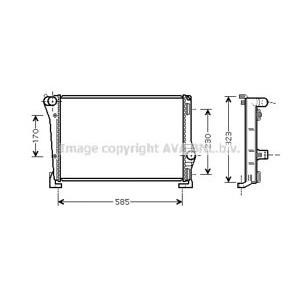 воден радиатор AVA QUALITY COOLING FT2279 