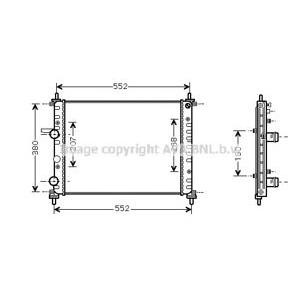 воден радиатор AVA QUALITY COOLING FT2317 