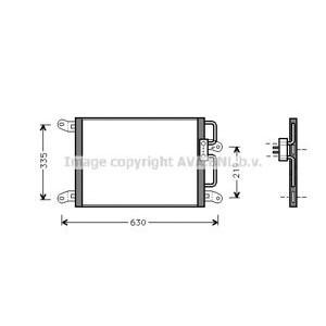 радиатор за климатик AVA QUALITY COOLING FT5203 