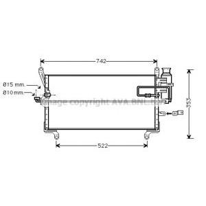 радиатор за климатик AVA QUALITY COOLING FT5216 