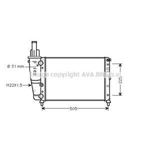 воден радиатор AVA QUALITY COOLING FTA2138 