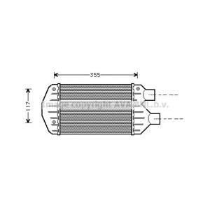интеркулер (охладител за въздуха на турбината) AVA QUALITY COOLING FTA4267 
