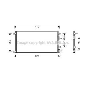 радиатор за климатик AVA QUALITY COOLING IVA5058 