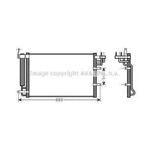 радиатор за климатик AVA QUALITY COOLING KA5093 