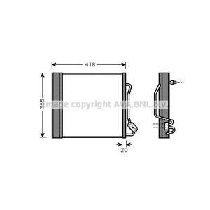 радиатор за климатик AVA QUALITY COOLING MCA5010