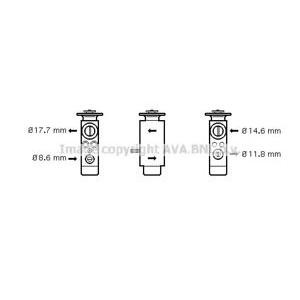 възвратен клапан за климатик AVA QUALITY COOLING MS1094