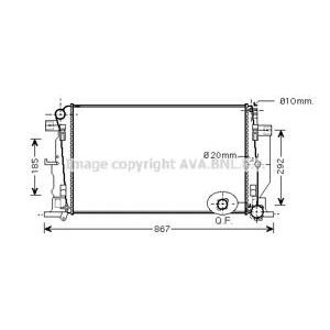 воден радиатор AVA QUALITY COOLING MS2444 