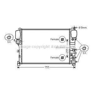 воден радиатор AVA QUALITY COOLING MS2447 