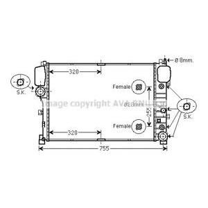 воден радиатор AVA QUALITY COOLING MS2492 