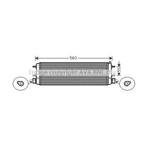 маслен радиатор, двигателно масло AVA QUALITY COOLING MS3387 