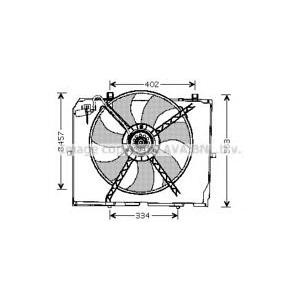 вентилатор, охлаждане на двигателя AVA QUALITY COOLING MS7503 