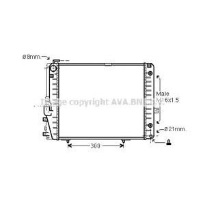 воден радиатор AVA QUALITY COOLING MSA2072 