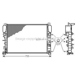 воден радиатор AVA QUALITY COOLING MSA2342 