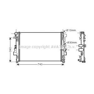 воден радиатор AVA QUALITY COOLING MSA2356 
