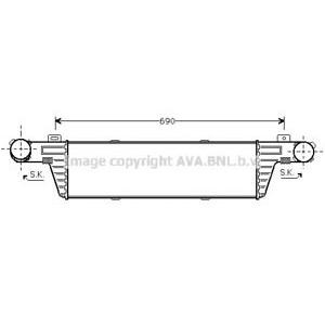 интеркулер (охладител за въздуха на турбината) AVA QUALITY COOLING MSA4296