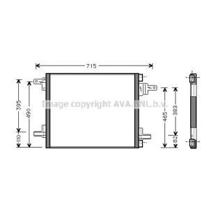 радиатор за климатик AVA QUALITY COOLING MSA5345 