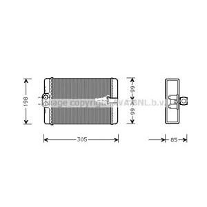 радиатор за парно AVA QUALITY COOLING MSA6250 