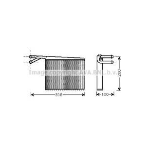 топлообменник, отопление на вътрешното пространство AVA QUALITY COOLING MSA6372
