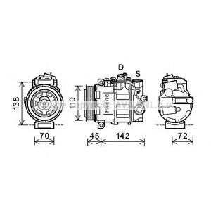 компресор, климатизация AVA QUALITY COOLING MSAK615 