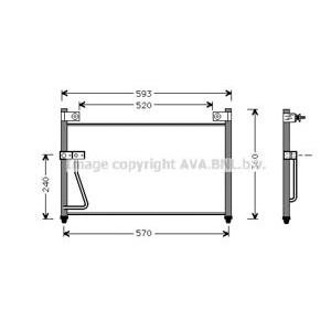 радиатор за климатик AVA QUALITY COOLING MZ5126 