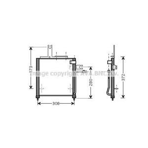 радиатор за климатик AVA QUALITY COOLING MZ5156 