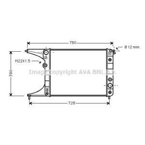 воден радиатор AVA QUALITY COOLING OL2201 