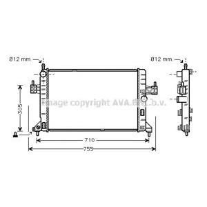 воден радиатор AVA QUALITY COOLING OL2305 