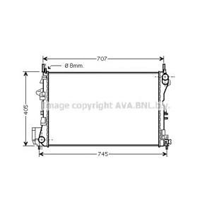 воден радиатор AVA QUALITY COOLING OL2338 