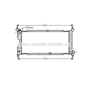 воден радиатор AVA QUALITY COOLING OLA2185 