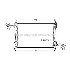 воден радиатор AVA QUALITY COOLING OLA2423 