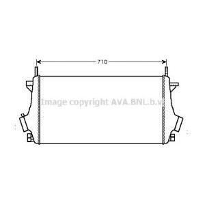 интеркулер (охладител за въздуха на турбината) AVA QUALITY COOLING OLA4476 