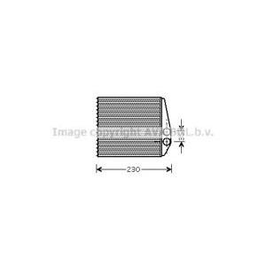 топлообменник, отопление на вътрешното пространство AVA QUALITY COOLING OLA6355 