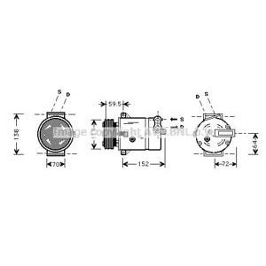 компресор за климатик AVA QUALITY COOLING OLAK279
