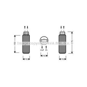 изсушител за климатик AVA QUALITY COOLING OLD288 