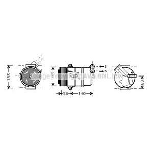 компресор за климатик AVA QUALITY COOLING OLK428 