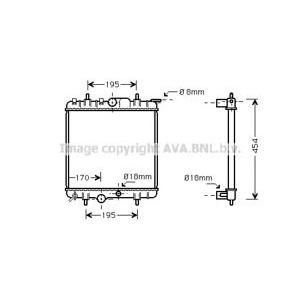 воден радиатор AVA QUALITY COOLING PE2224 