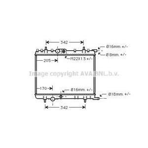 воден радиатор AVA QUALITY COOLING PE2300 