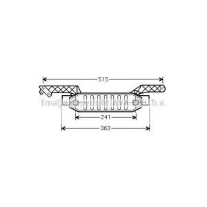 маслен радиатор, двигателно масло AVA QUALITY COOLING PE3282 