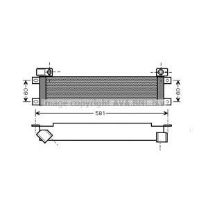 маслен радиатор, двигателно масло AVA QUALITY COOLING RT3289 