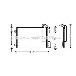 радиатор за климатик AVA QUALITY COOLING RTA5273 