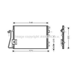 радиатор за климатик AVA QUALITY COOLING RTA5340